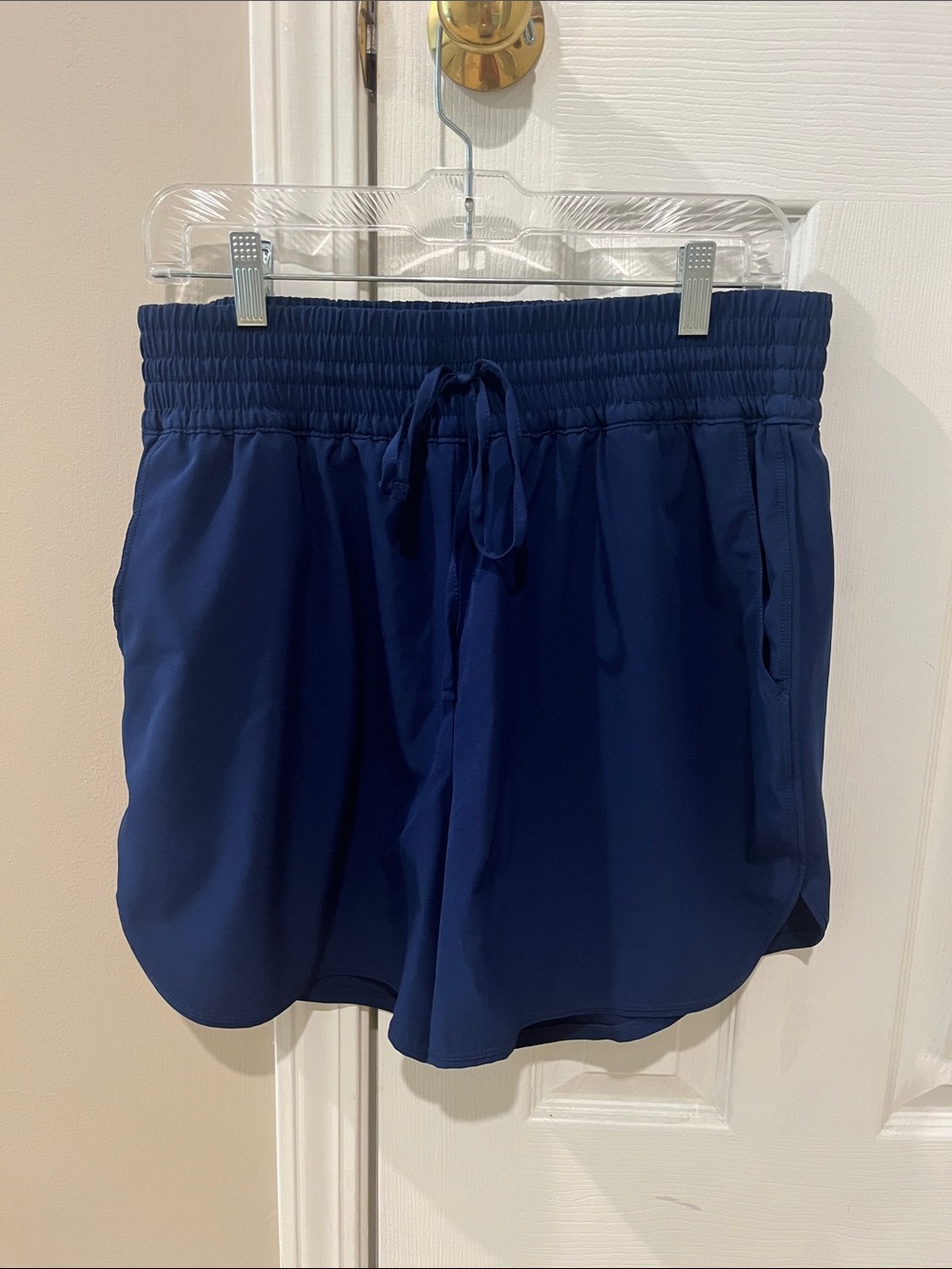 Land’s End Women’s Elastic Waist Navy Active Shorts